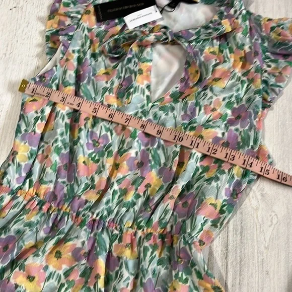 Banana Republic Ruffle Floral MIDI Dress Size Small NWT - Picture 8 of 12